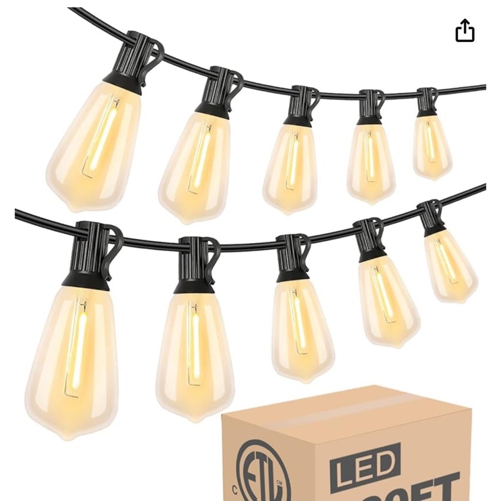 BRAND NEW OUTDOOR STRING LIGHTS